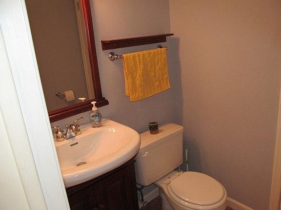 Downstairs powder room