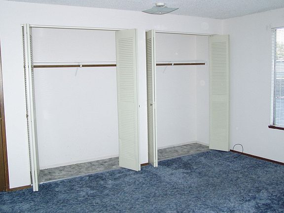 Master bedroom closets