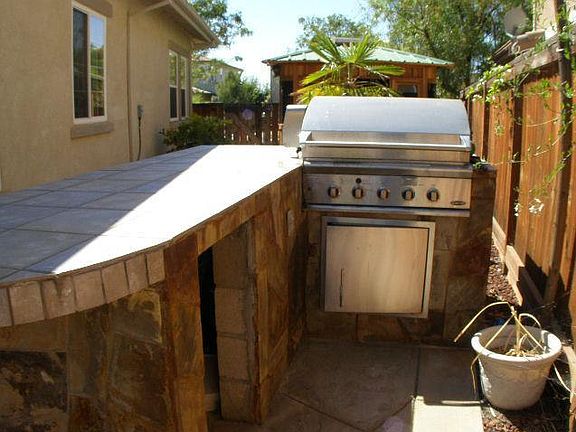 BBQ with the gas line