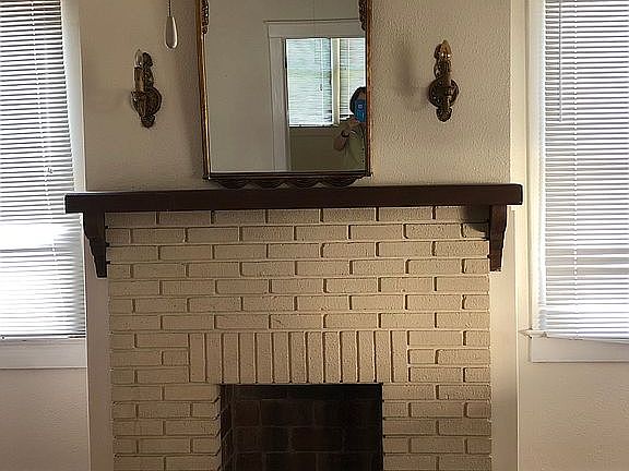 Fireplace in the living room