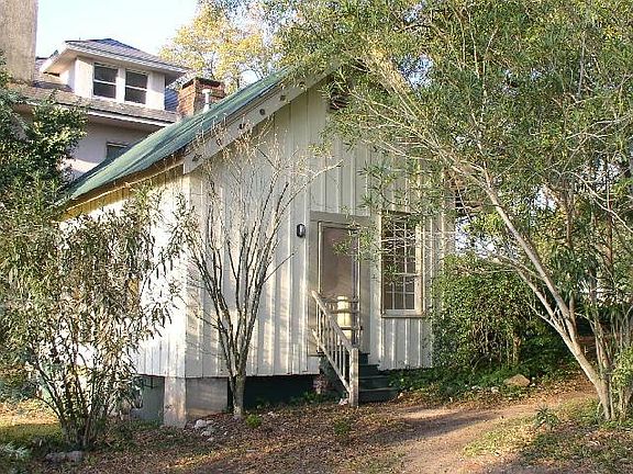 front door and exterior