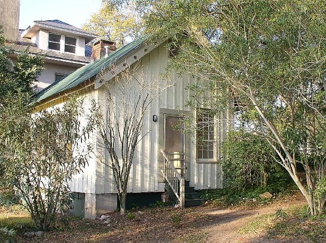 front door and exterior