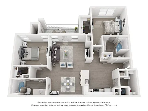 Floor plan B3