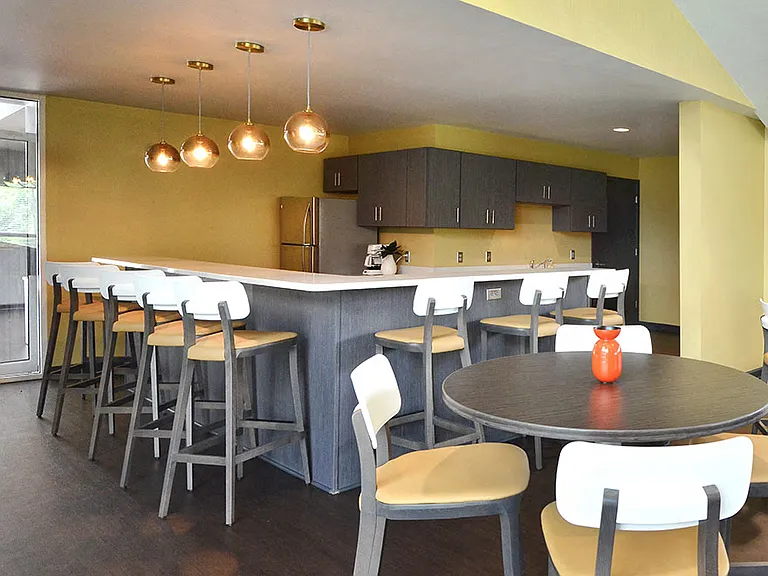 Resident clubhouse with large kitchen