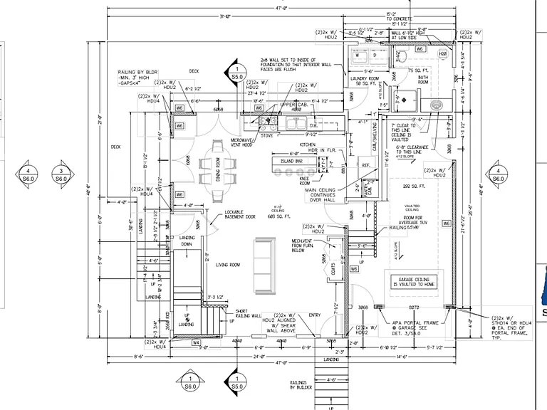 Downstairs floor plan