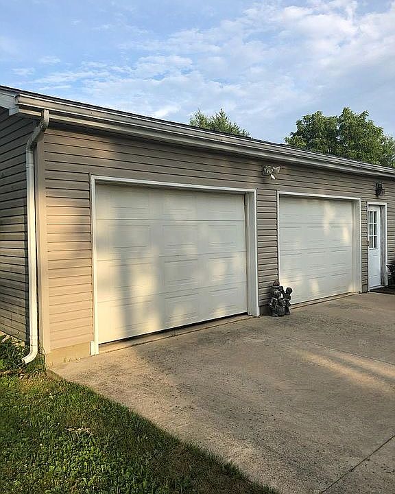 huge two garage door garage