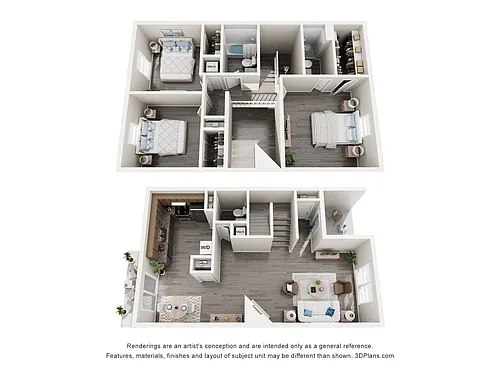 Floor plan C - Townhome