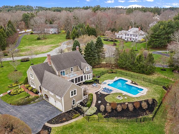 side view and backyard