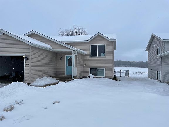 Front of house and garage