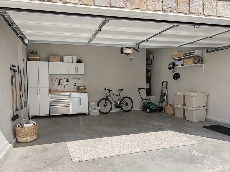 Staged garage
