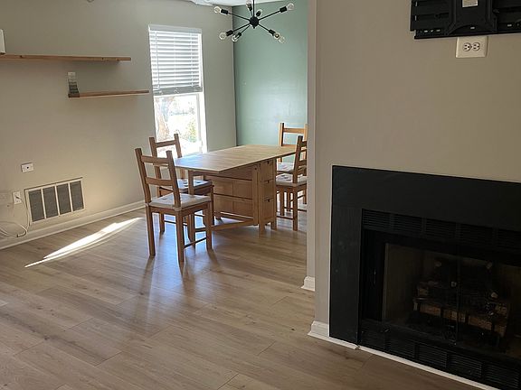 Spacious dining room/living area