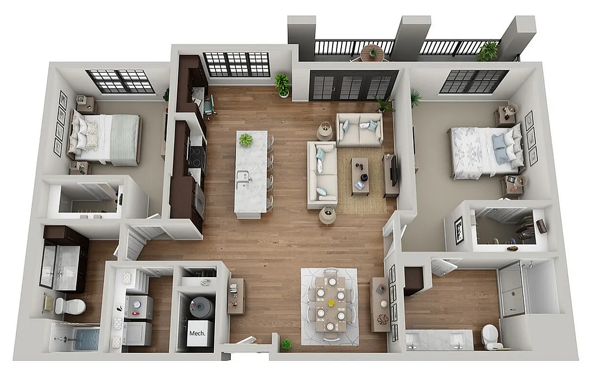 Floor plan 2H