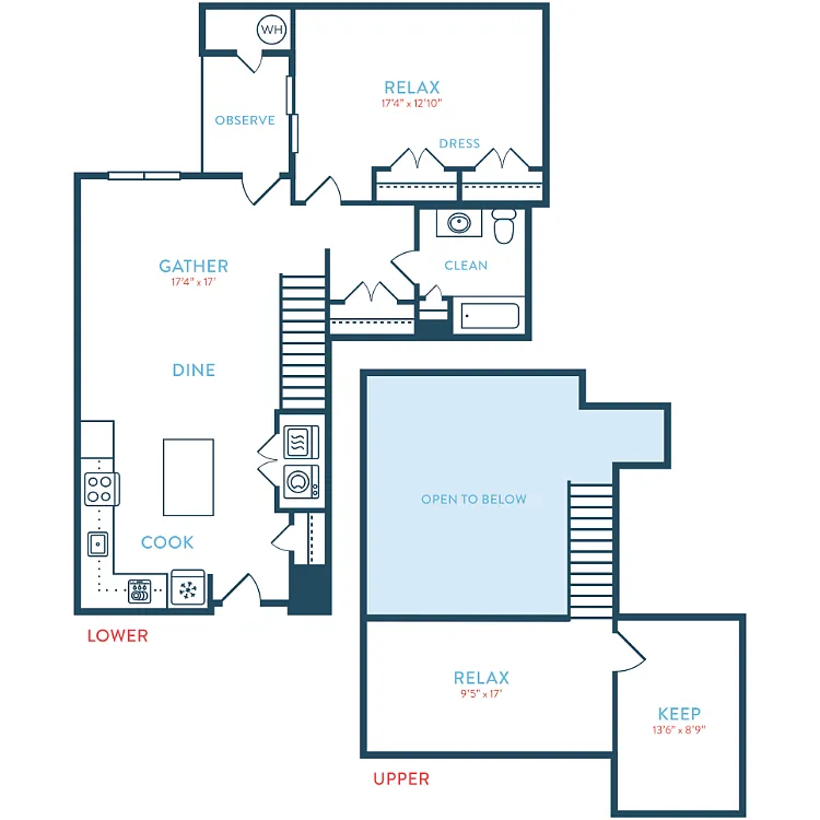 Floor plan 1276 Waypointe A4 Loft