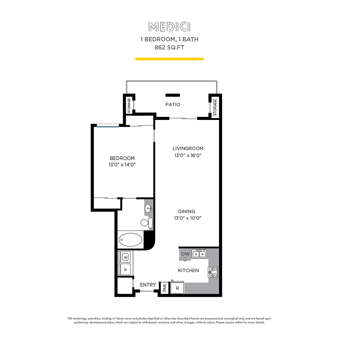 Floor plan Medici