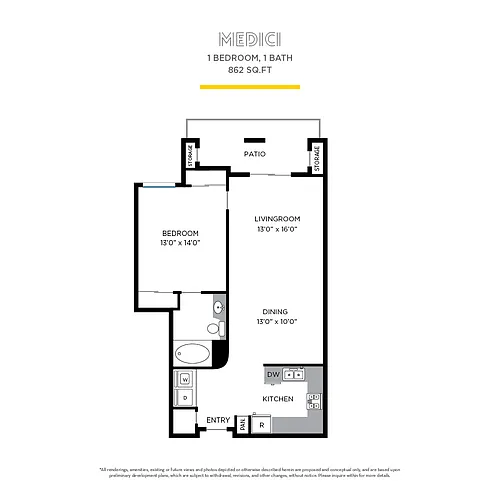 Floor plan Medici