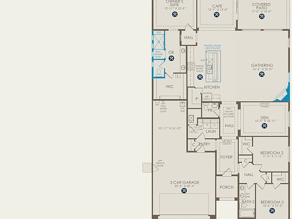 Parklane Floor Plan, Quick Move-In Home, Floor 1