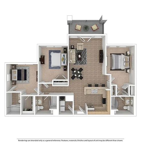 Floor plan 3X3