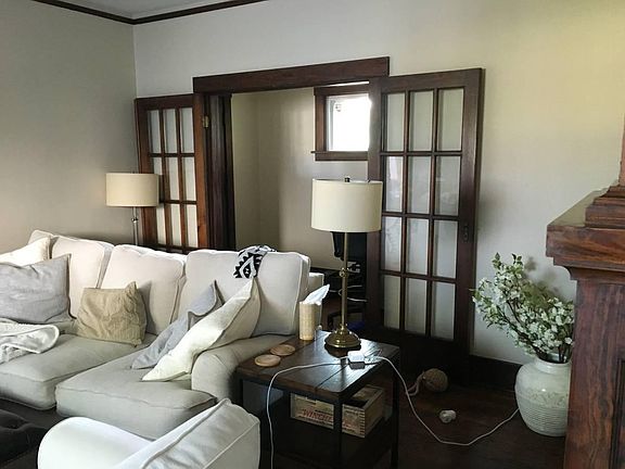 Entry with French doors