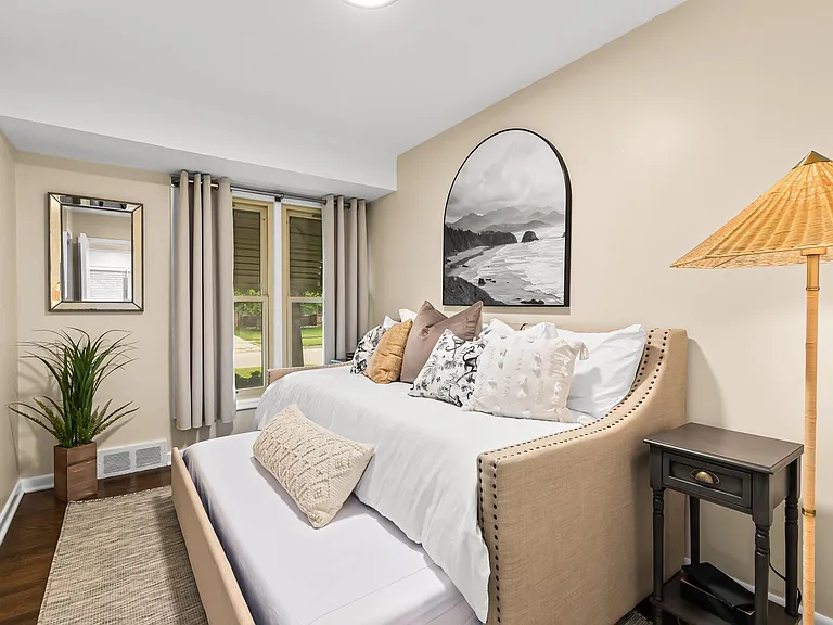 The day bed is perfect for lounging, and the night stand is perfect for keeping your belongings organized.