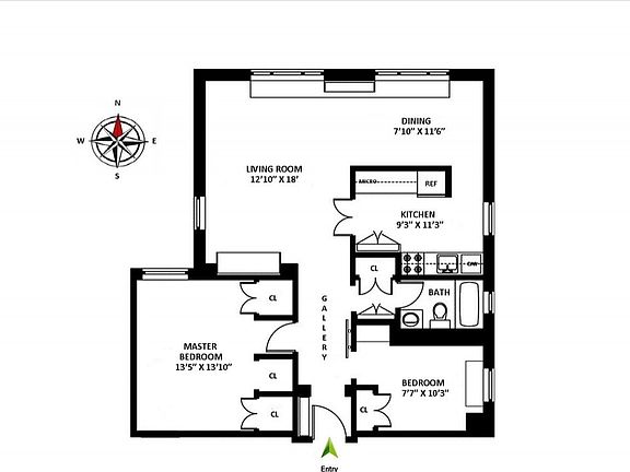 2nd image of 370 Central Park W APT 312