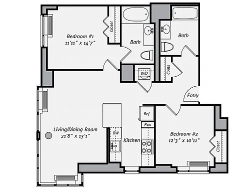 Floor plan The Bayside