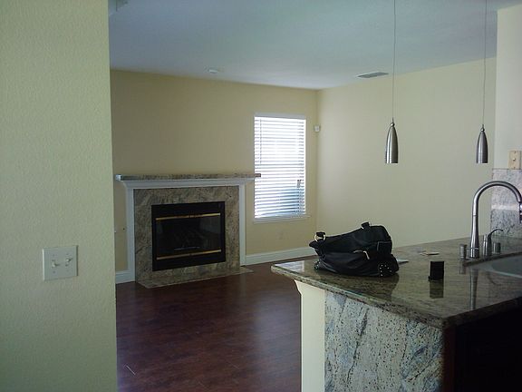 Kitchen overlooking family room