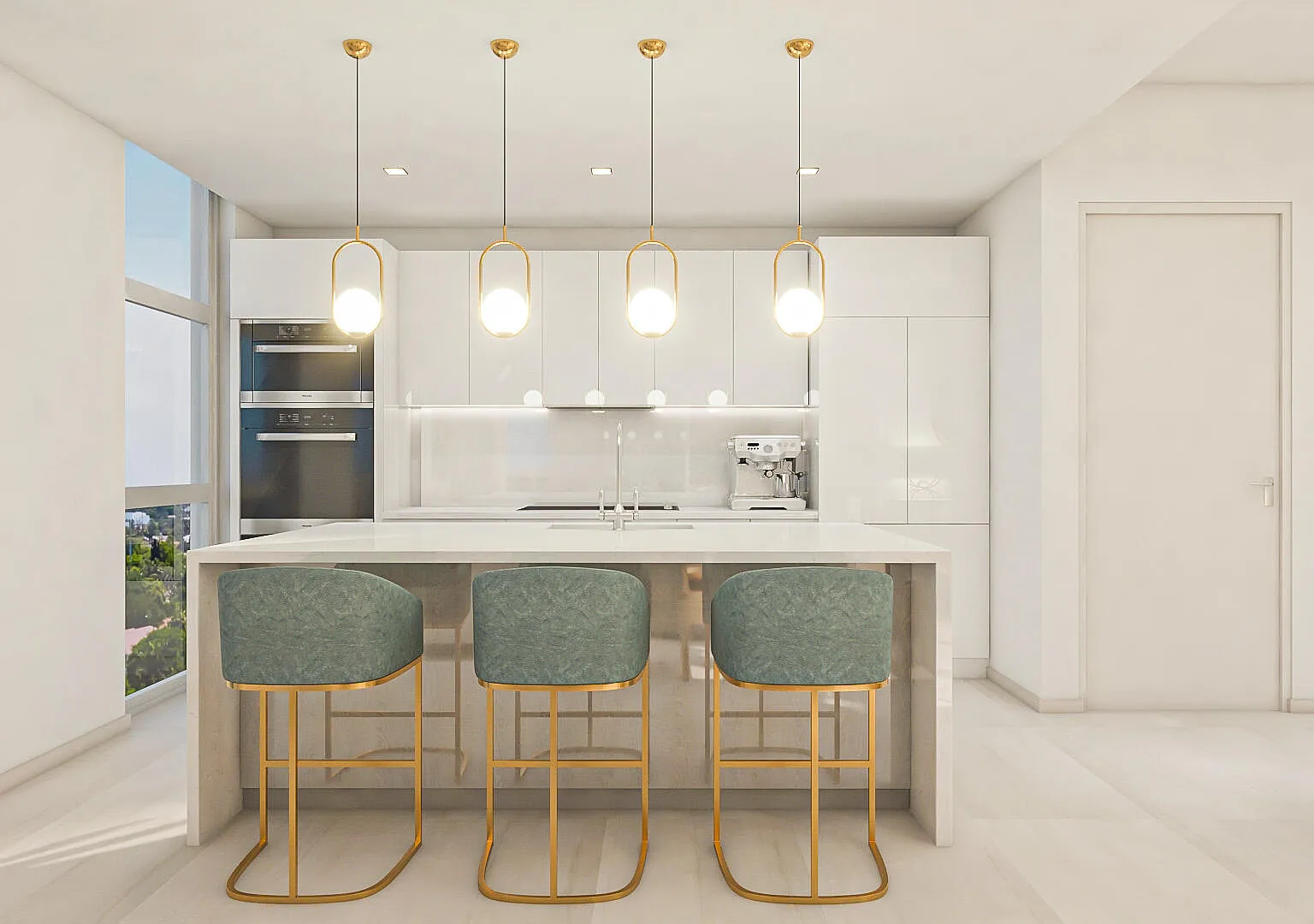 1 bed, 1.5 bath, 1119 sqft, $5,500 — Photo 4