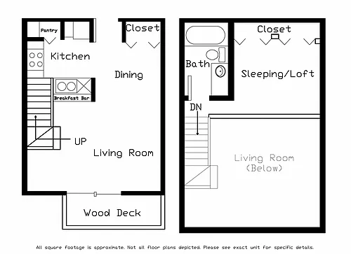 Floor plan Remodeled Loft
