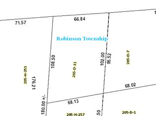 Land For Sale In Robinson Twp, McRocks, PA 15136
