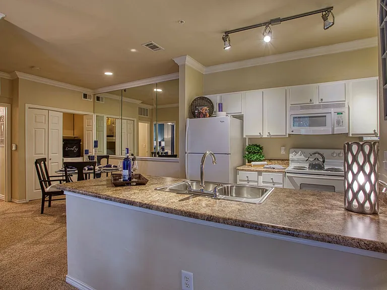 The Park at Braun Station Model Kitchen View to Dining Room