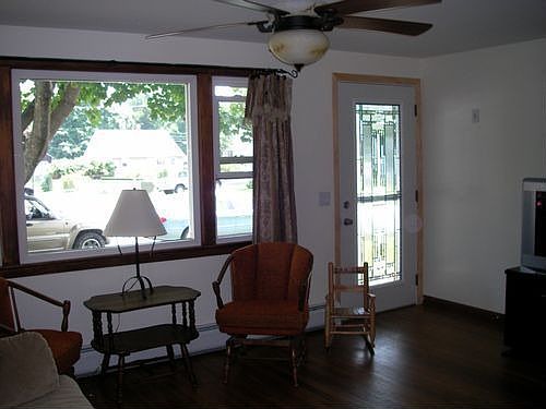 Front entry into living room