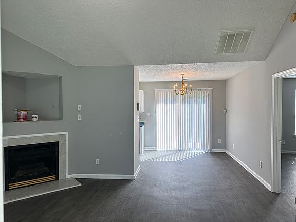 Family room and dining room