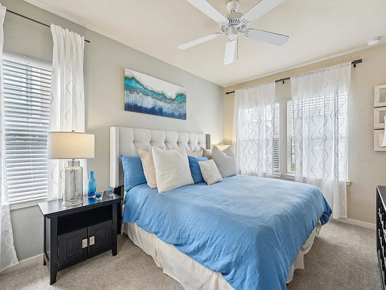 Ceiling Fans in Living Room and Bedrooms