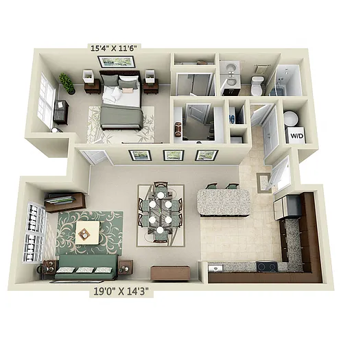 Floor plan A1I