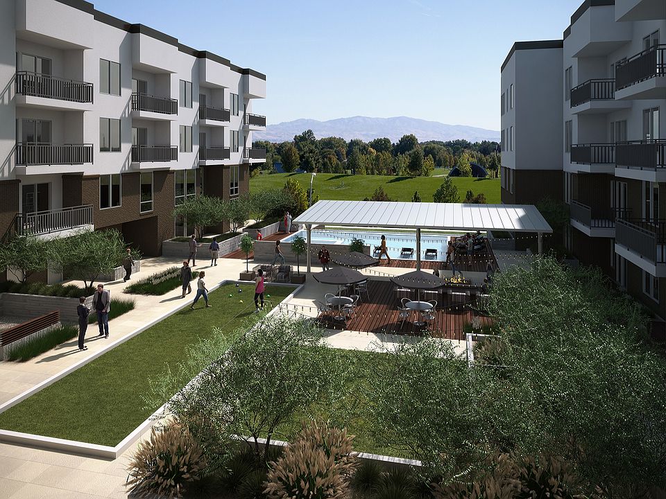 Outside View of Apartments