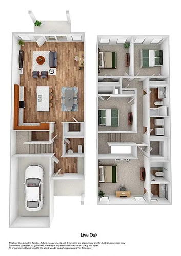 Floor plan Live Oak