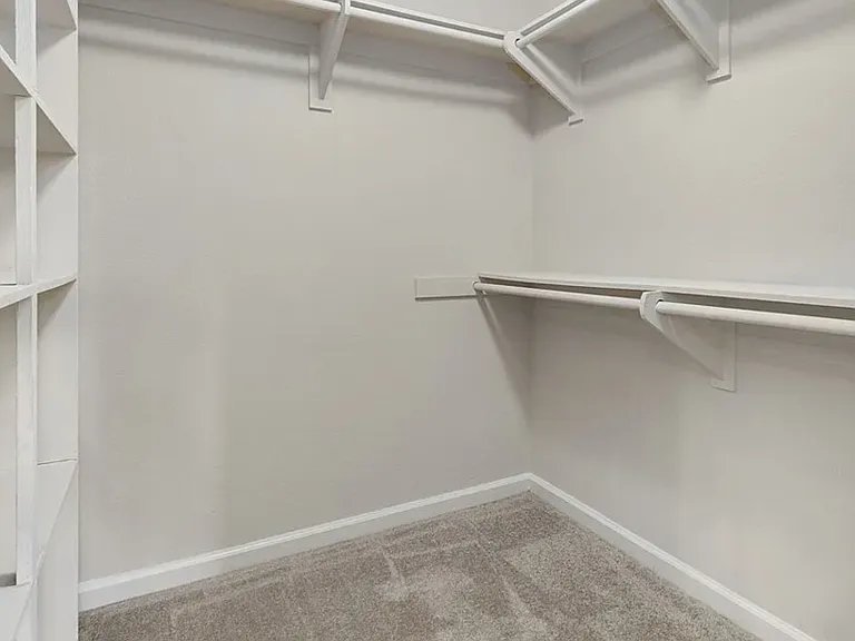 Large walk-in closet.
