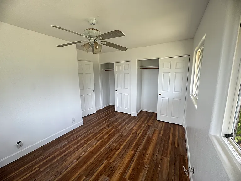 Bedroom 2 double closets