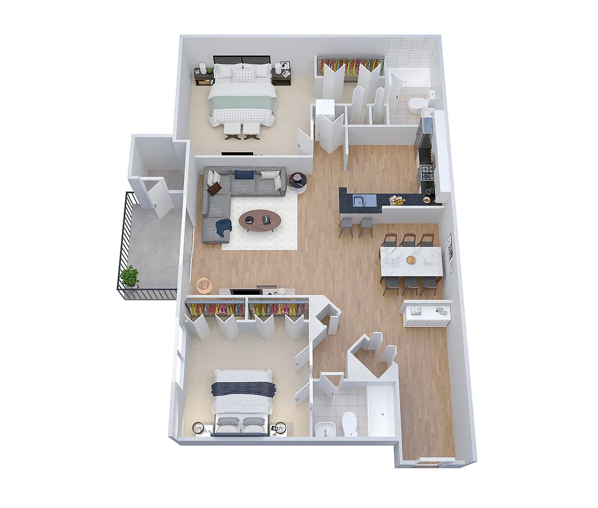 Floor plan B4