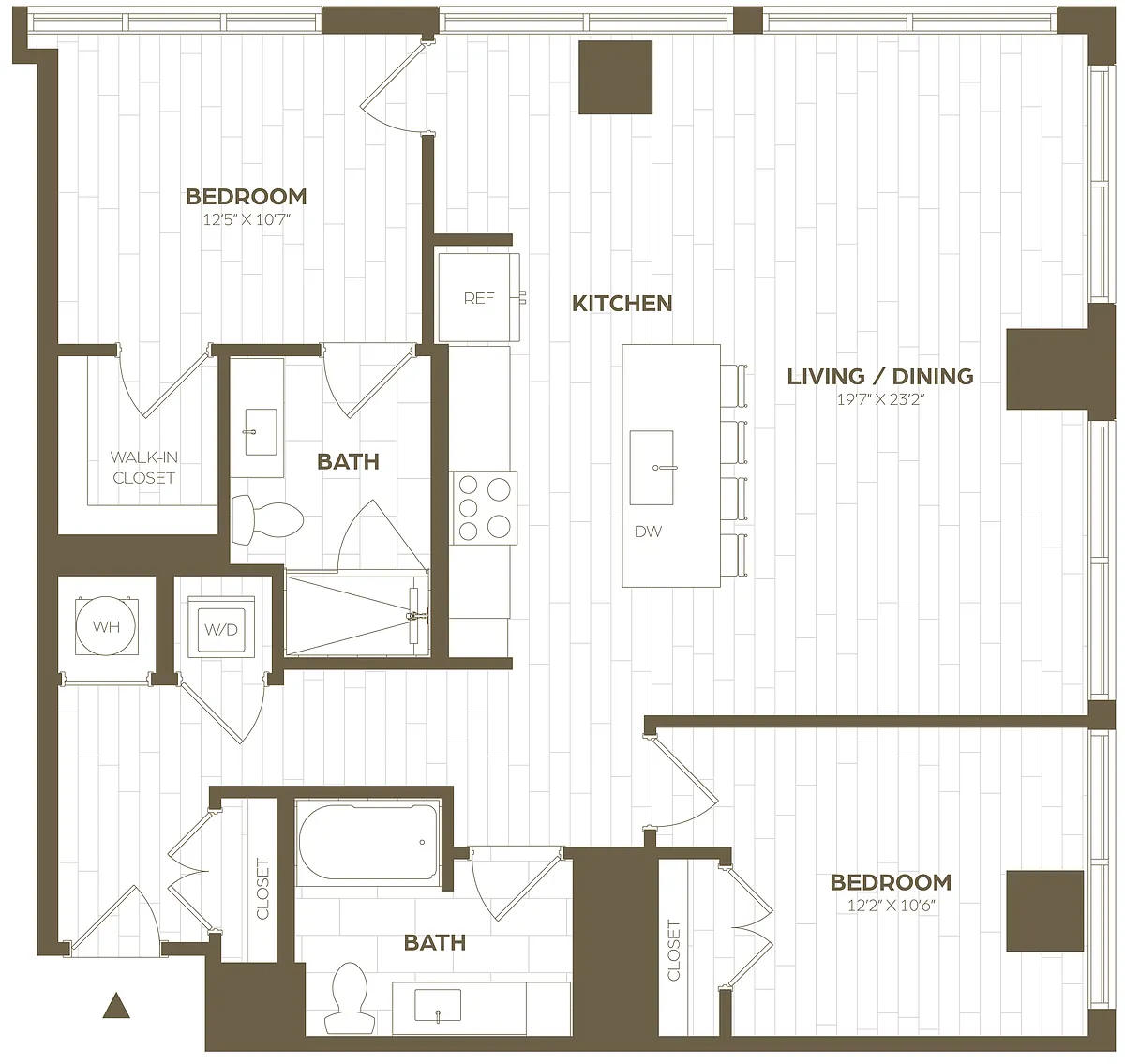 Floor plan 2B