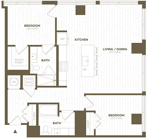 Floor plan 2B