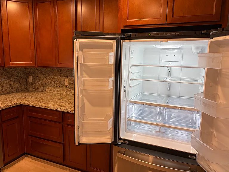 Large refrigerator with ice maker