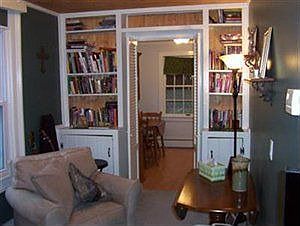Livingroom looking into kitchen.