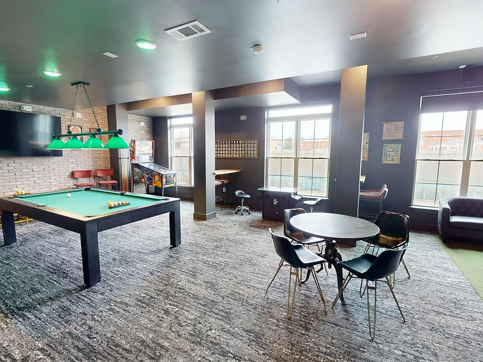Experience ultimate leisure in this stylish entertainment lounge, perfect for gatherings.