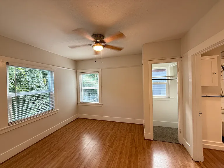 Bedroom W/Ceiling Fan + Closet + Bathroom