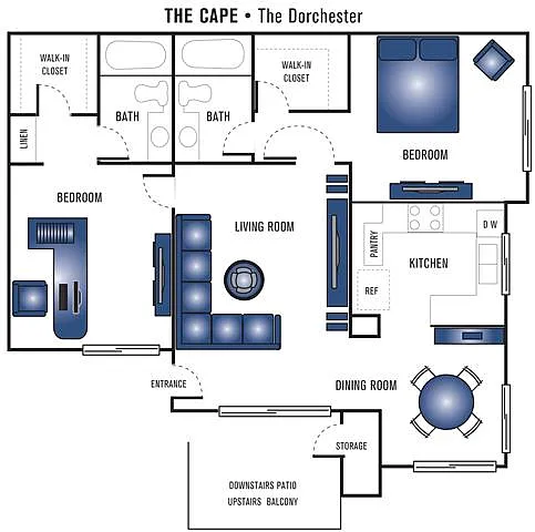 Floor plan The Dorchester