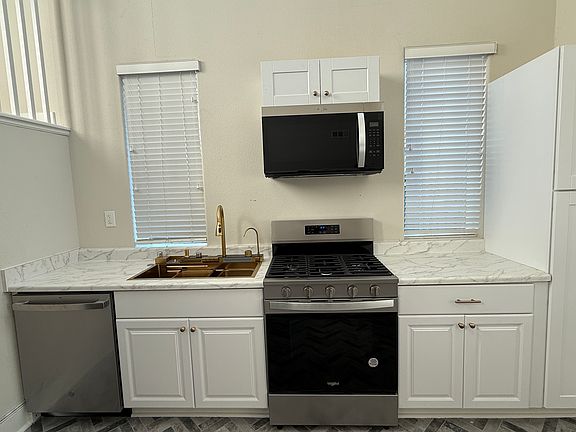 Downstairs kitchen and eating area.