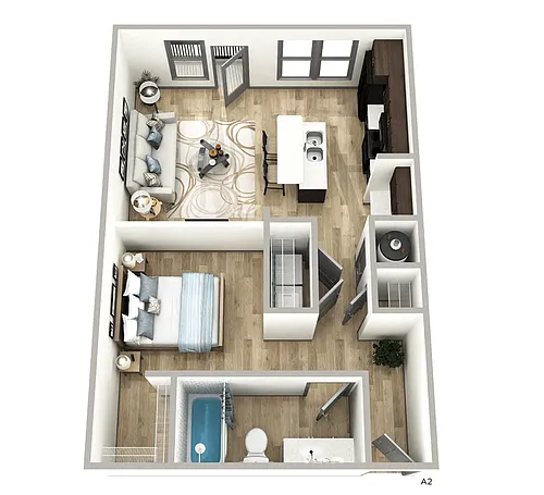 Floor plan A1B