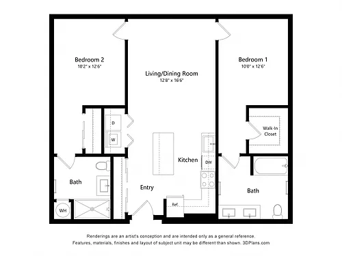 Floor plan B3
