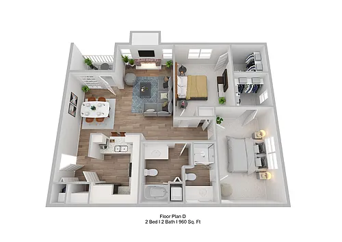 Floor plan 2B